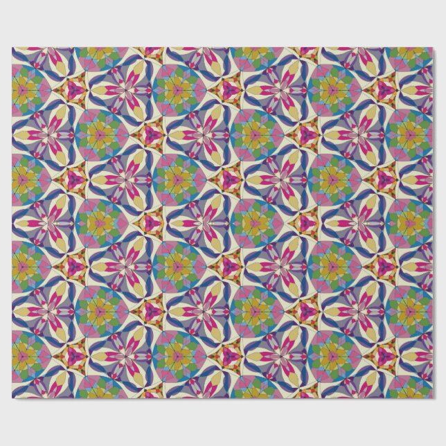 Abstract Geometry  Wrapping Paper (Flat)