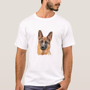 Abstract German Shepard T-Shirt