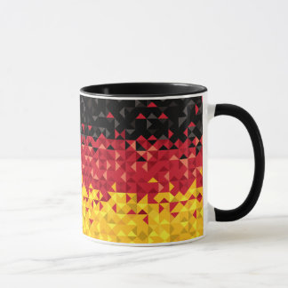 Abstract Germany Flag, German Colours, Poly art Mug