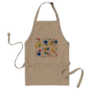 Abstract - Gesso & Food colour - My new carpet Standard Apron
