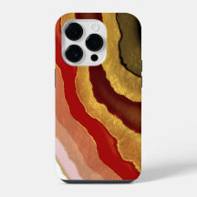 Abstract Gilded Agate