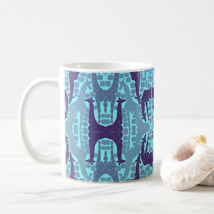 Abstract Giraffe Pattern Coffee Mug