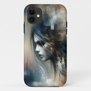 Abstract Girl Painting iPhone 11 Case