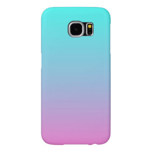 abstract girly pink turquoise ombre mermaid colour