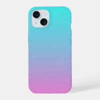 abstract girly pink turquoise ombre mermaid colour
