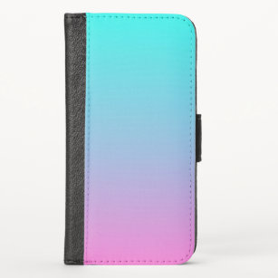 abstract girly pink turquoise ombre mermaid colour case