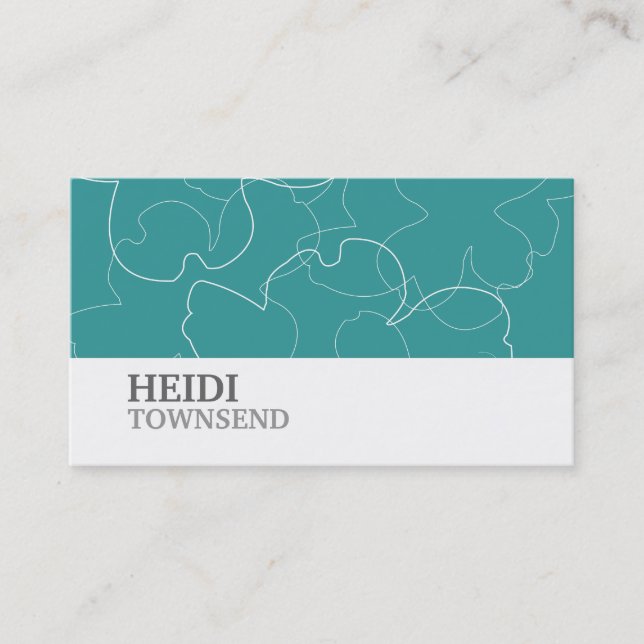 Abstract Glamour No. 5 Business Card (Front)