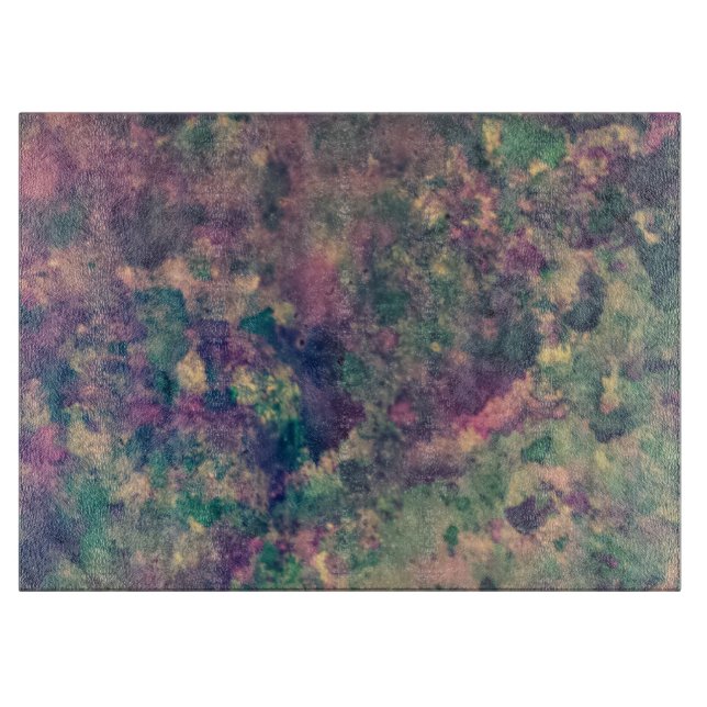 Abstract Glass Cutting Board (Front)