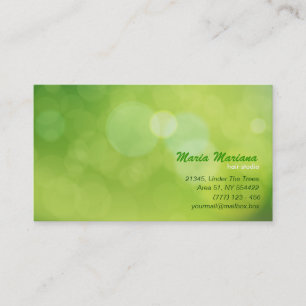 Abstract glitter business card