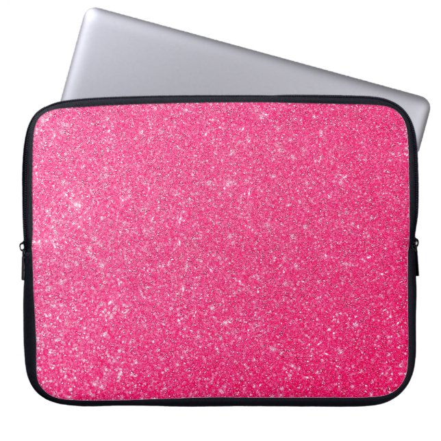 Abstract glitter lights background. de-focusedback laptop sleeve (Front)