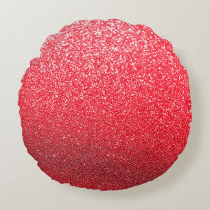 Abstract glitter lights backgroundabstract, graphi round cushion