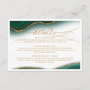 Abstract Glitter Strata Details Wht Gr ID903 Enclosure Card