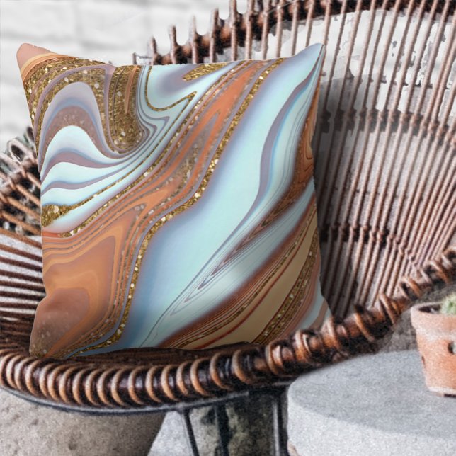 Abstract Glitter Strata Southwestern ID903 Cushion (Creator Uploaded)