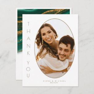 Abstract Glitter Strata Wedding Thank You Gr ID903