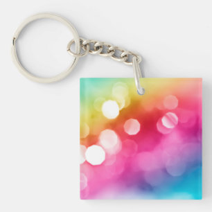 Abstract Glow Acrylic Keychain