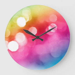 Abstract Glow Wall Clock