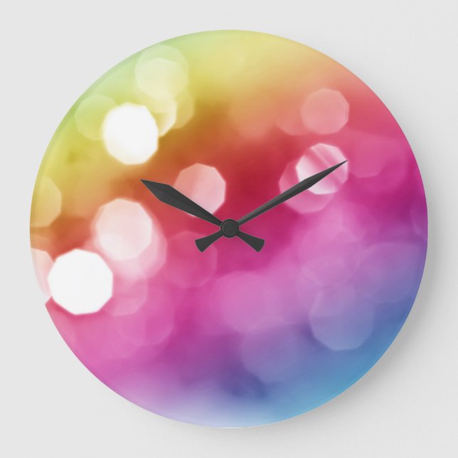 Abstract Glow Wall Clock (Front)