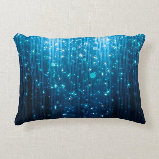 Abstract glowing background decorative cushion (Front)