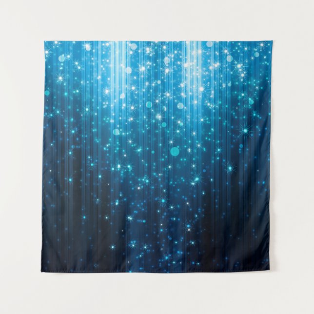 Abstract glowing background tapestry (Front)