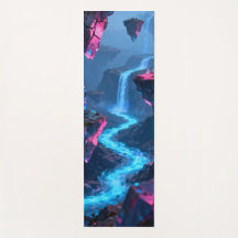 Abstract glowing river flowing