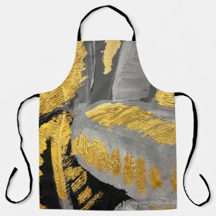 Abstract gold background luxury rich vintage grung apron