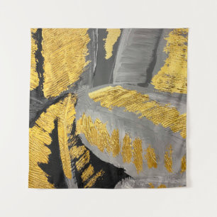 Abstract gold background luxury rich vintage grung tapestry