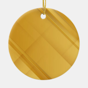 Abstract Gold Geometric Luxury Background Art Ceramic Ornament