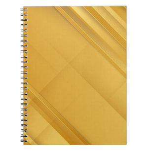 Abstract Gold Geometric Luxury Background Art Notebook