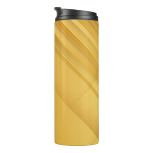 Abstract Gold Geometric Luxury Background Art Thermal Tumbler