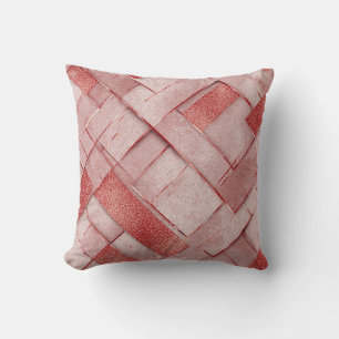 Abstract Gold Geometric Pattern with Metallic Cushion