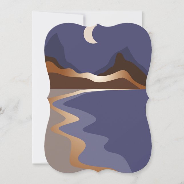 Abstract gold landscape (Front)