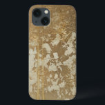 Abstract Gold Painting with Silver Speckles iPhone 13 Case<br><div class="desc">Megan Meagher created this abstract gold painting that features silver speckles. A very contemporary piece,  art lovers should add this piece to their collection ASAP!</div>