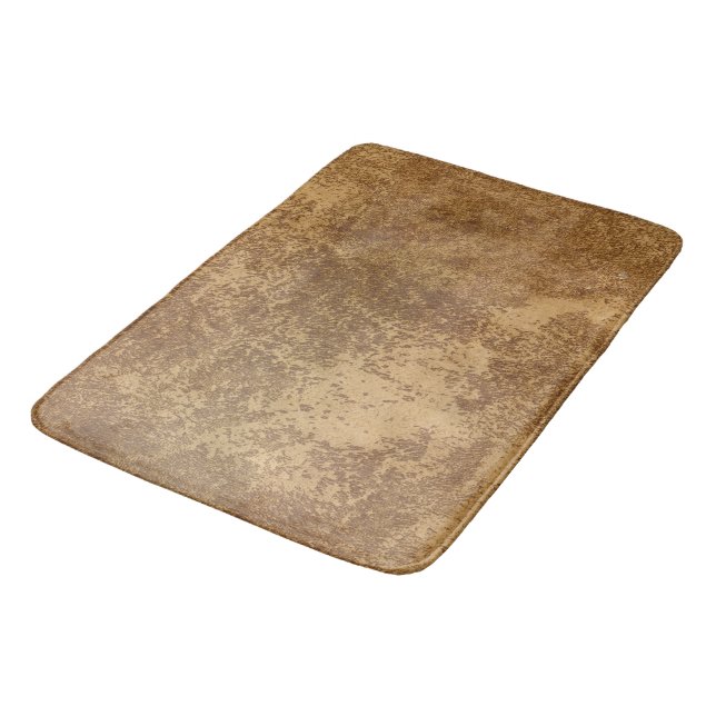 Abstract gold paper bath mat (Angled)