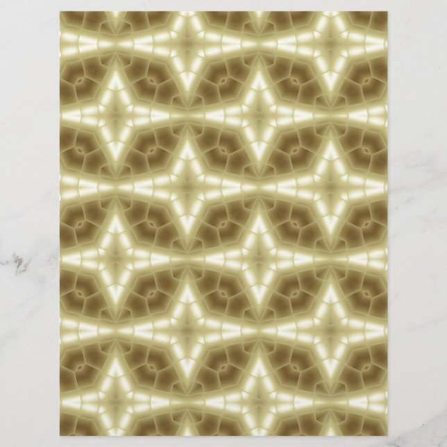 Abstract Gold Pattern (Front)