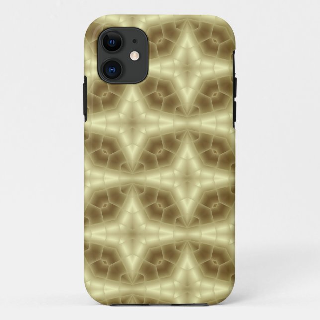 Abstract Gold Pattern Case-Mate iPhone Case (Back)