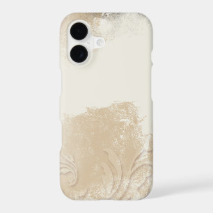 Abstract Gold Red Grey Swirl