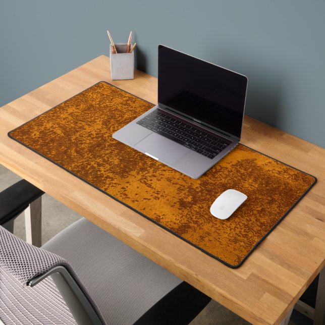 Abstract gold rustic paper desk mat (Office 2)
