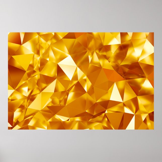 Abstract gold texture poster (Front)