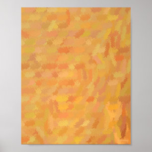 Abstract Golden Hawaiian Tapestry Poster