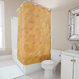 Abstract Golden Hawaiian Tapestry Shower Curtain