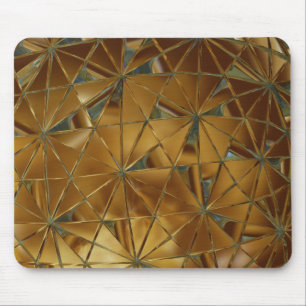 abstract golden mouse pad