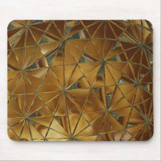 abstract golden mouse pad