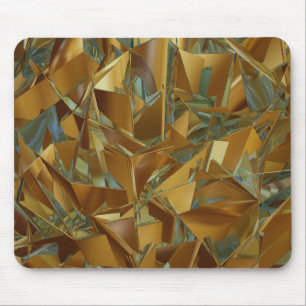 abstract golden mouse pad