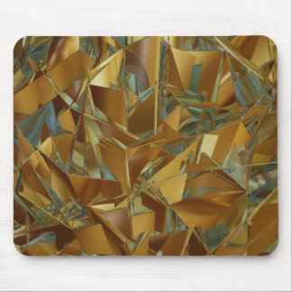 abstract golden mouse pad