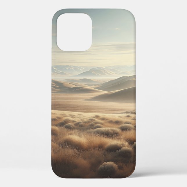 Abstract Golden Sand Dune Phone Case - Ethereal De (Back)