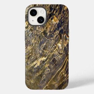 Abstract Golden Water Ripples Case-Mate iPhone 14 Case
