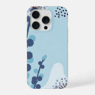 Abstract Golden Wattle Modern Acacia Illustrative iPhone 15 Pro Case