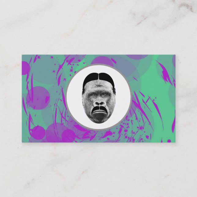 Abstract Gorilla Business Cards (Front)
