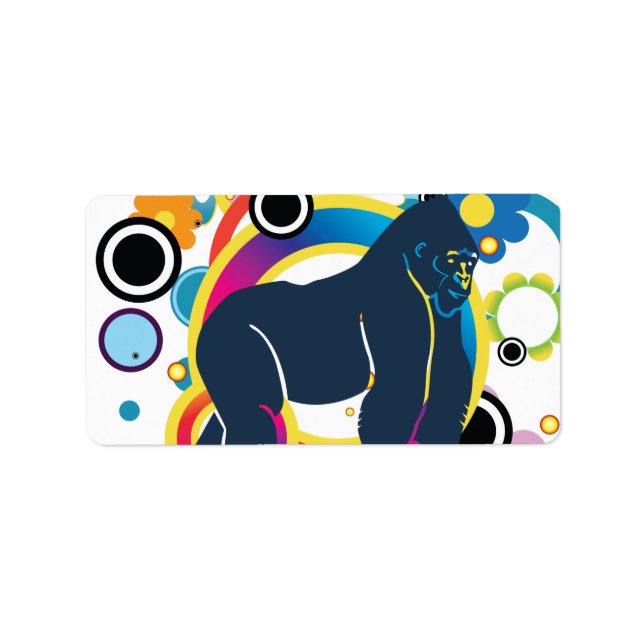 Abstract Gorilla Labels (Front)