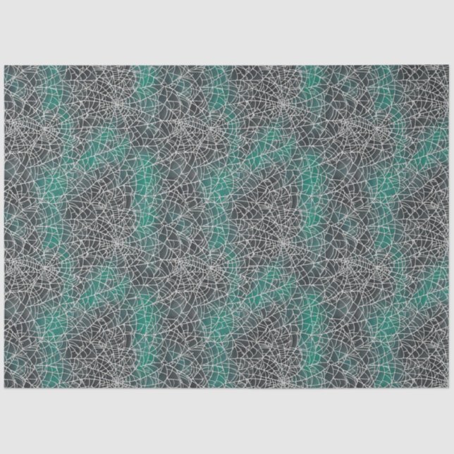 Abstract Gotth style spider web pattern Tissue Paper (Front)